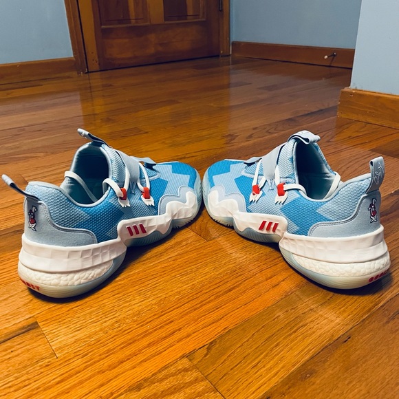 Adidas Trae Young 1 Ice Trae ICE Blue Red H68997 Size 19. - Picture 6 of 12